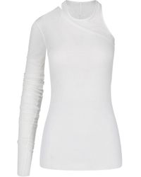 Rick Owens - Asymmetrical Top - Lyst