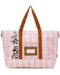 Acne Studios - Striped Tote Bag - Lyst