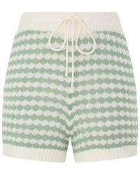 Zimmermann - Everley Scallop Knit Short - Lyst