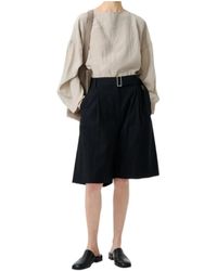 Studio Nicholson - Creon Belted Shorts - Lyst