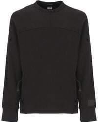 C.P. Company - Logo Patch Crewneck Sweatshirt - Lyst
