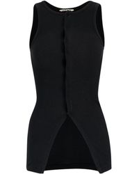 AURALEE - Button-Up Tank Top - Lyst