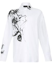 Liu Jo - Long Sleeve Floral Printed Shirt - Lyst