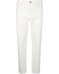 ZEGNA - Logo Patch Straight Leg Jeans - Lyst