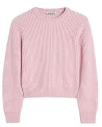 Jil Sander - Ribbed Crew-Neck Knitted Jumper - Lyst