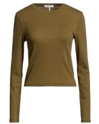Rag & Bone - Military T-Shirt Cotton, Modal, Elastane - Lyst
