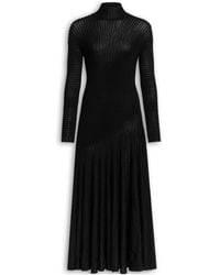 Alaïa - Twisted Wool Dress - Lyst