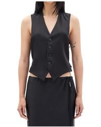 Ann Demeulemeester - Tiuku V-Neck Tailored Waistcoat - Lyst