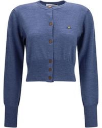 Vivienne Westwood - Bea Cropped Button Cardigan - Lyst