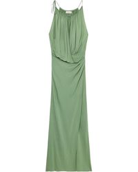 Blumarine - Draped-Detail Maxi Dress - Lyst