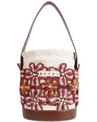 Marni - Crochet Bucket Shoulder Bag - Lyst