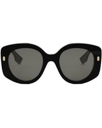 Fendi - Eyewear Round Frame Sunglasses - Lyst