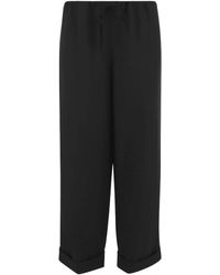 The Row - Delano Drawstring Cuffed Pants - Lyst