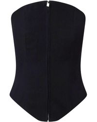 McQueen - Strapless Corset Top - Lyst