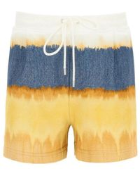 Alberta Ferretti - Tie Dye Print Jersey Shorts - Lyst