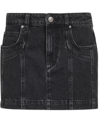 Isabel Marant - Isabel Marant Étoile Denim Mini Skirt - Lyst