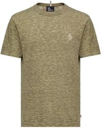 Moncler - Grenoble Logo-Patch Crewneck T-Shirt - Lyst