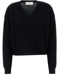 Sportmax - Polis V-Neck Long-Sleeved Jumper - Lyst