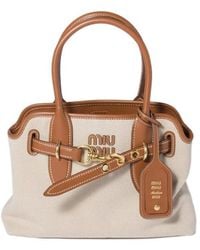 Miu Miu - Aventure Tote Bag - Lyst