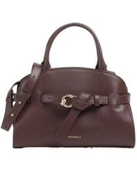 Coccinelle - Belted Top Handle Shoulder Bag - Lyst