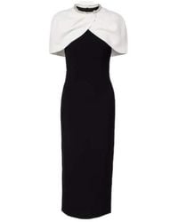 Roland Mouret - Crystal-Embellished Crepe Cocktail Dress - Lyst