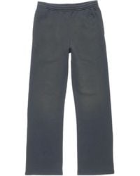 Acne Studios - Fleece Trousers With Stamp Logo - Lyst