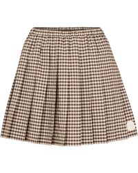 Moncler - Checkered Skirt - Lyst