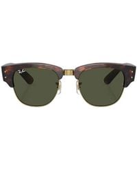 Ray-Ban - Mega Clubmaster Square Frame Sunglasses - Lyst