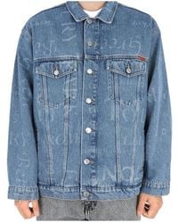 Martine Rose - Buttoned Denim Jacket - Lyst