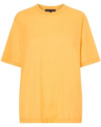 Tibi - Loose-Fit Cotton T-Shirt - Lyst