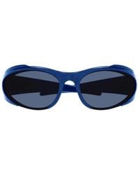 Balenciaga - Eyewear Wraparound Sunglasses - Lyst