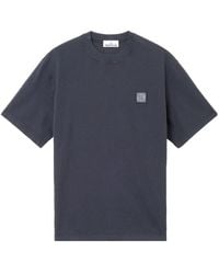 Stone Island - Logo Patch Short-Sleeved T-Shirt - Lyst