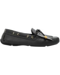 Jimmy Choo - Bow Detailed Flat Loafers - Lyst