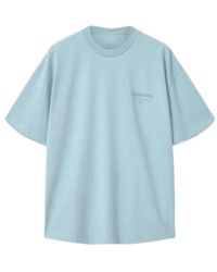 AllSaints - Xander Flocked Logo Oversized T-Shirt - Lyst