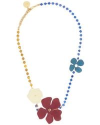 Marni - Flower Embellished Necklace - Lyst