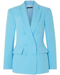 Alex Perry - Double-Breasted Crepe Blazer - Lyst