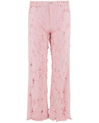 Haikure - Bonnie Destroyed Straight-Leg Jeans - Lyst
