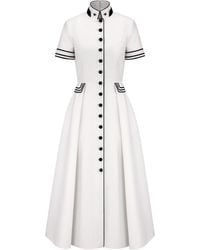 Dior - Mid-Length Belted Shirtdress - Lyst