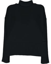 Dondup - Logo Patch Roll-Neck Jumper - Lyst