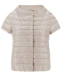 Herno - Short-Sleeve Quilted Jacket - Lyst