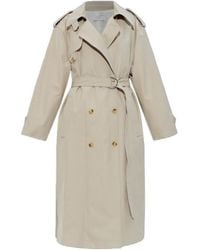 IRO - Belted-Waist Double-Breasted Coat - Lyst