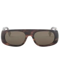 Fendi - Eyewear Rectangular Frame Sunglasses - Lyst