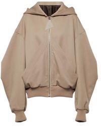 The Attico - Bomber Wool Gabardine Jacket - Lyst