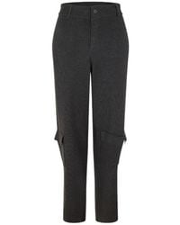 AYA MUSE - Knitted Cargo Trousers - Lyst