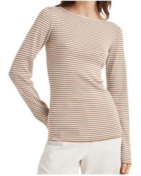 Brunello Cucinelli - Sparkling Striped Lightweight Jumper - Lyst