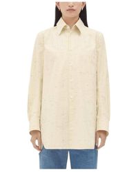 Bottega Veneta - Long Sleeved Buttoned Shirt - Lyst