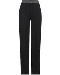 Chloé - Solid Color Wool Wide-Leg Pants - Lyst