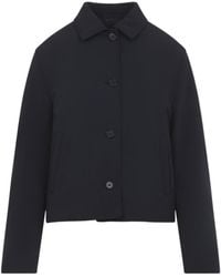 Jil Sander - Button-Up Collared Jacket - Lyst
