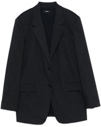 Theory - Single Breasted Tailored Blazer - Lyst