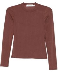 AYA MUSE - Fine-Ribbed T-Shirt - Lyst